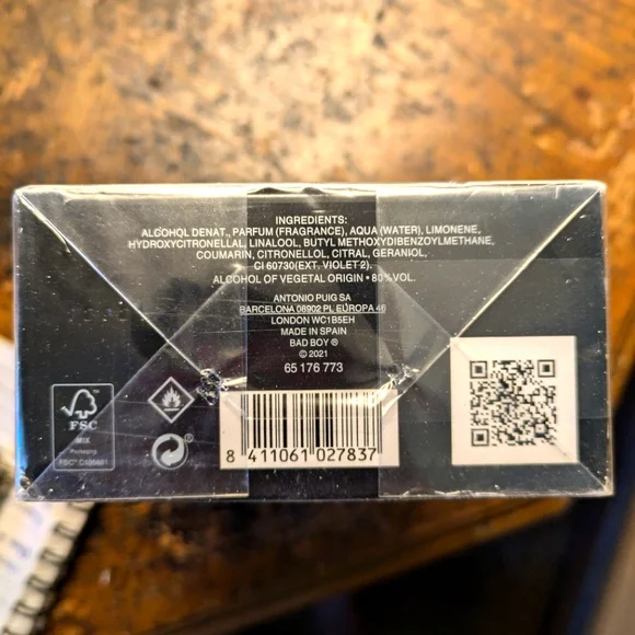 New Bad Boy Cobalt Electrique Eau De Parfum By Carolina Herrera. - Picture 3 of 3